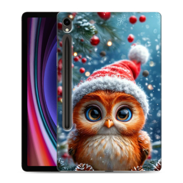 Силиконовый чехол на Samsung Galaxy Tab S9 с принтом Новый год