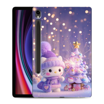 Силиконовый чехол на Samsung Galaxy Tab S9 с принтом Новый год