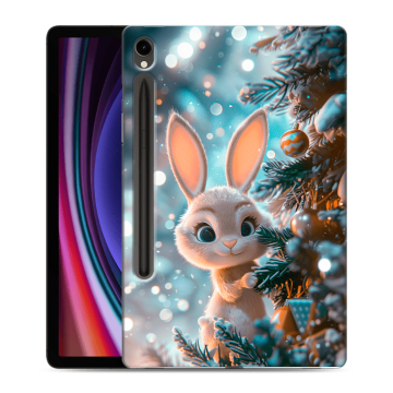 Силиконовый чехол на Samsung Galaxy Tab S9 с принтом Новый год