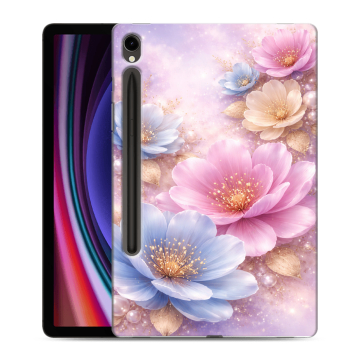 Силиконовый чехол на Samsung Galaxy Tab S9 с принтом женский