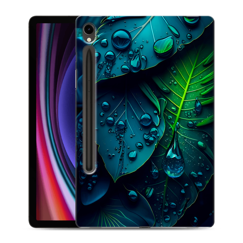 Силиконовый чехол на Samsung Galaxy Tab S9 с принтом Листья Силиконовый чехол на Samsung Galaxy Tab S9 с принтом Листья