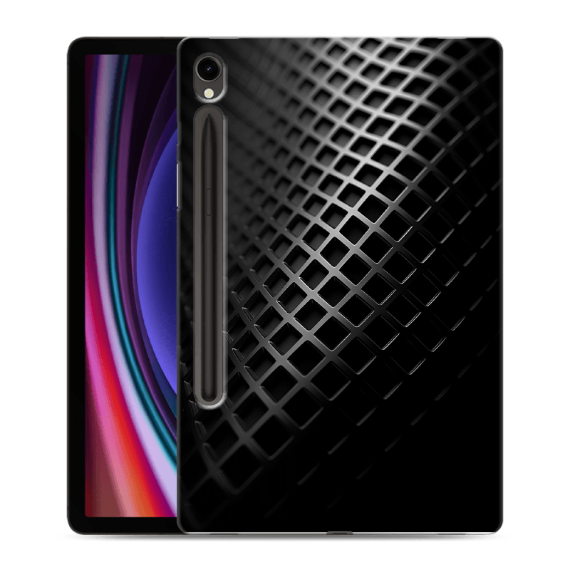 Силиконовый чехол на Samsung Galaxy Tab S9 с принтом Текстура металла Силиконовый чехол на Samsung Galaxy Tab S9 с принтом Текстура металла