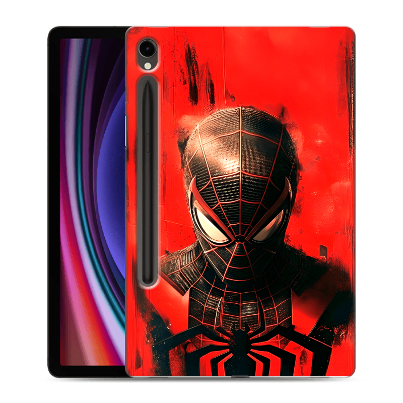 Силиконовый чехол на Samsung Galaxy Tab S9 с принтом человек паук spiderman Силиконовый чехол на Samsung Galaxy Tab S9 с принтом человек паук spiderman