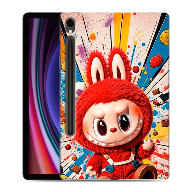 Силиконовый чехол на Samsung Galaxy Tab S9 с принтом Labubu Лабубу Силиконовый чехол на Samsung Galaxy Tab S9 с принтом Labubu Лабубу