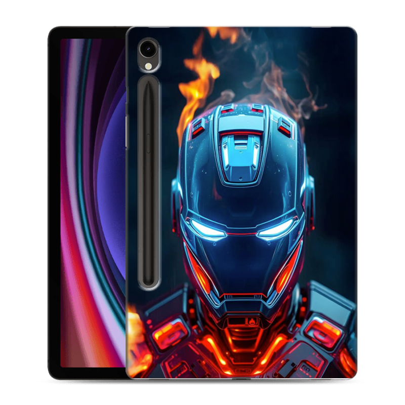 Силиконовый чехол на Samsung Galaxy Tab S9 с принтом IronMan Железный человек Силиконовый чехол на Samsung Galaxy Tab S9 с принтом IronMan Железный человек