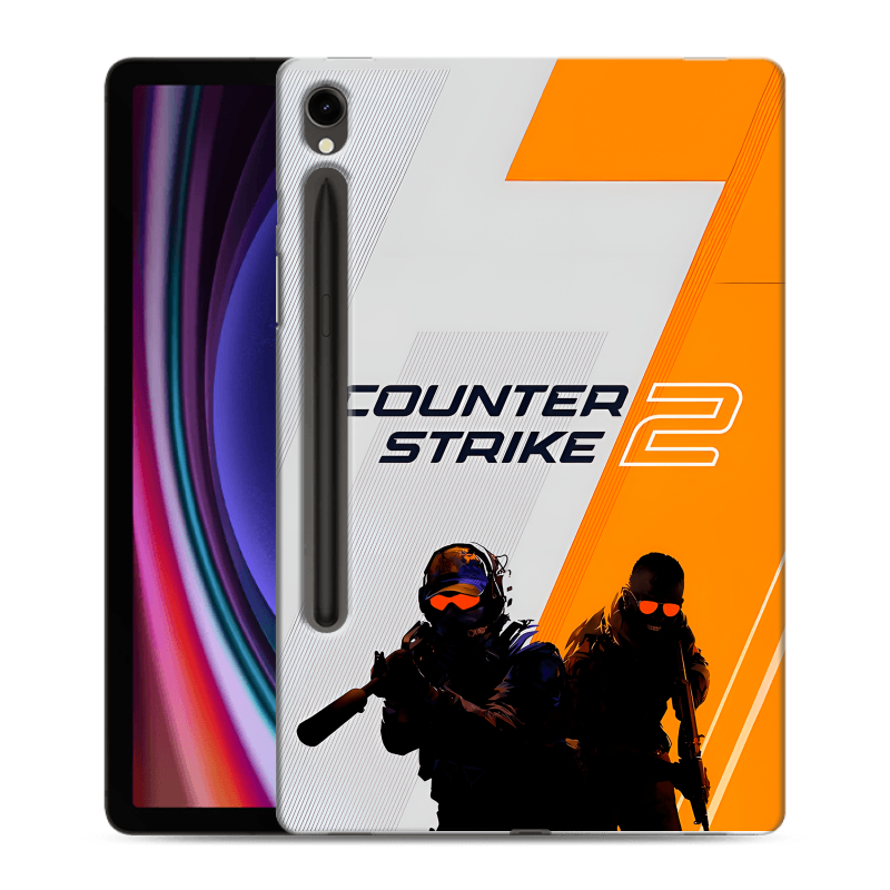 Силиконовый чехол на Samsung Galaxy Tab S9 с принтом Counter Strike Силиконовый чехол на Samsung Galaxy Tab S9 с принтом Counter Strike