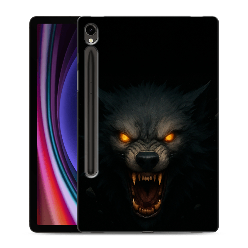 Силиконовый чехол на Samsung Galaxy Tab S9 с принтом Волк Силиконовый чехол на Samsung Galaxy Tab S9 с принтом Волк