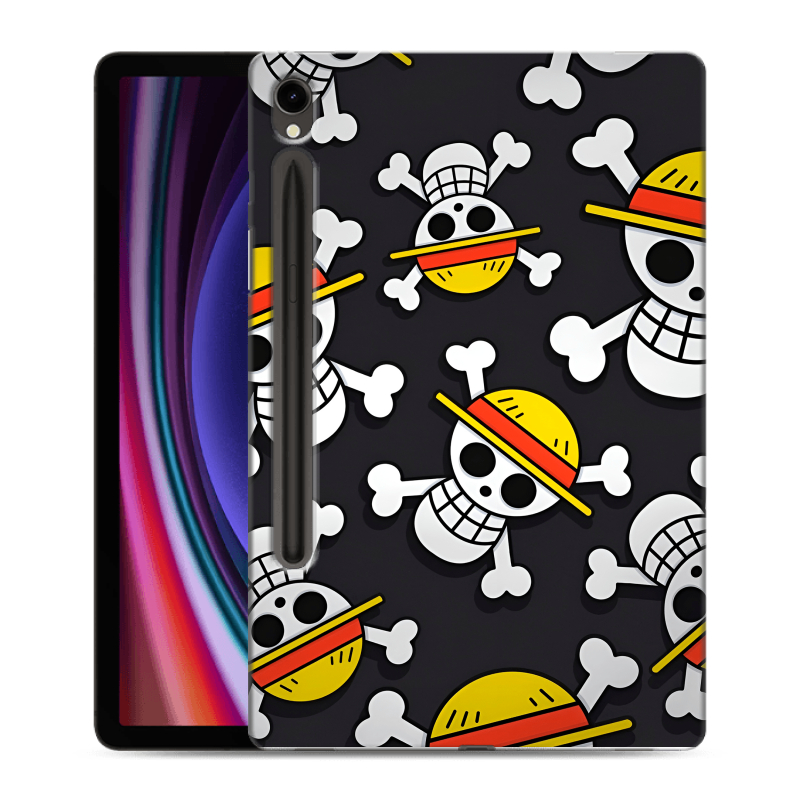 Силиконовый чехол на Samsung Galaxy Tab S9 с принтом One Piece Ван Пис Силиконовый чехол на Samsung Galaxy Tab S9 с принтом One Piece Ван Пис