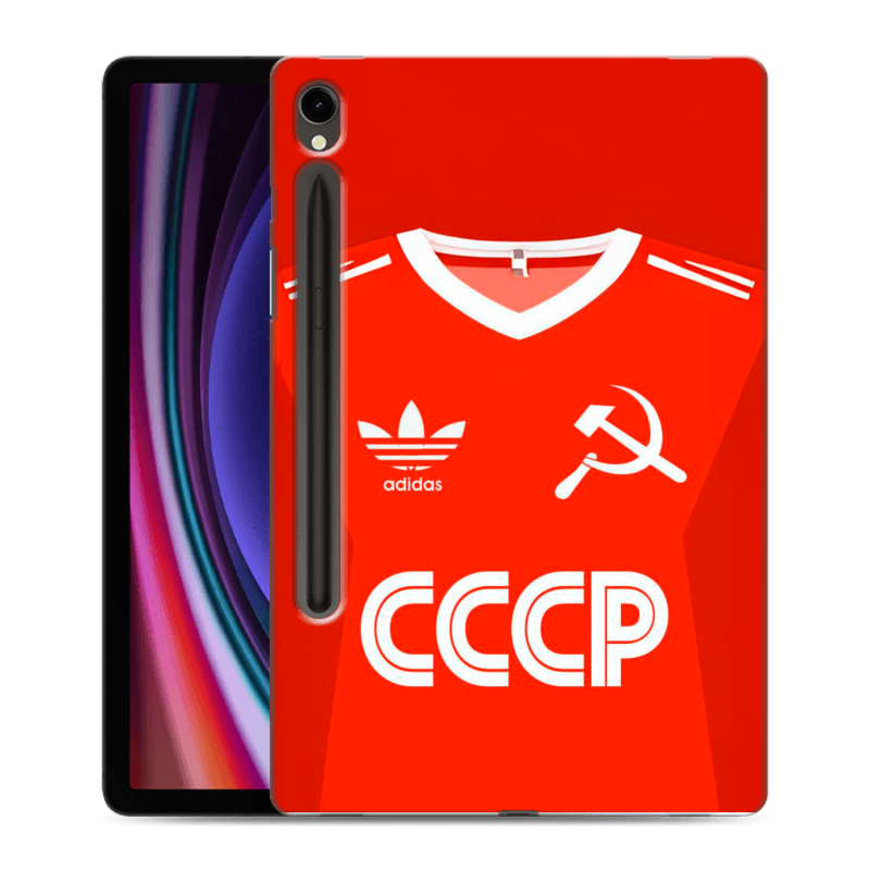 Силиконовый чехол на Samsung Galaxy Tab S9 с принтом Флаг Герб СССР Силиконовый чехол на Samsung Galaxy Tab S9 с принтом Флаг Герб СССР