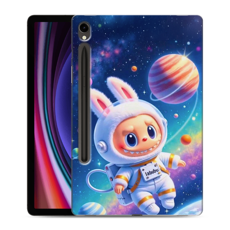 Силиконовый чехол на Samsung Galaxy Tab S9 с принтом Labubu Лабубу Силиконовый чехол на Samsung Galaxy Tab S9 с принтом Labubu Лабубу