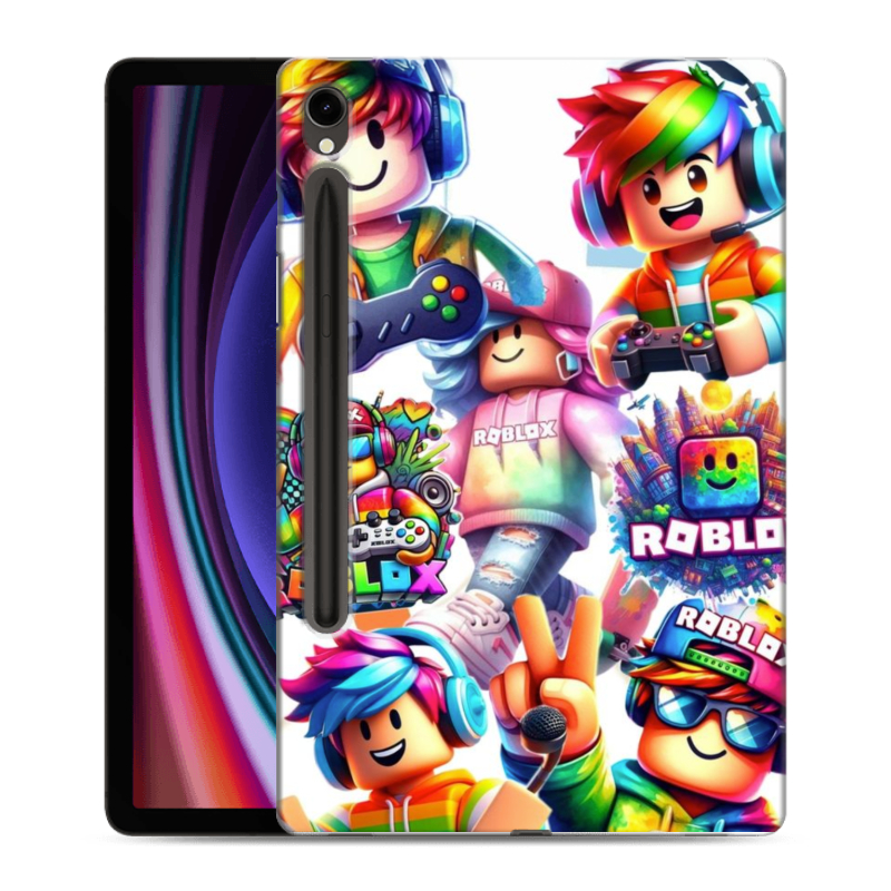 Силиконовый чехол на Samsung Galaxy Tab S9 с принтом Roblox Роблокс Силиконовый чехол на Samsung Galaxy Tab S9 с принтом Roblox Роблокс