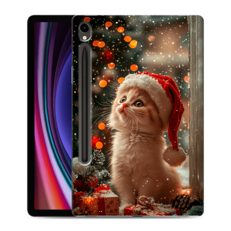 Силиконовый чехол на Samsung Galaxy Tab S9 с принтом Новый год Силиконовый чехол на Samsung Galaxy Tab S9 с принтом Новый год