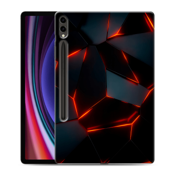 Силиконовый чехол на планшета Samsung Galaxy Tab S9 Plus с принтом Яркие абстракции Силиконовый чехол на планшета Samsung Galaxy Tab S9 Plus с принтом Яркие абстракции