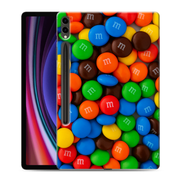 Силиконовый чехол на планшета Samsung Galaxy Tab S9 Plus с принтом Конфеты Силиконовый чехол на планшета Samsung Galaxy Tab S9 Plus с принтом Конфеты