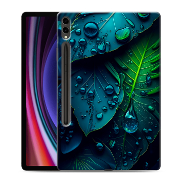 Силиконовый чехол на планшета Samsung Galaxy Tab S9 Plus с принтом Листья Силиконовый чехол на планшета Samsung Galaxy Tab S9 Plus с принтом Листья