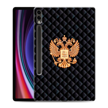 Силиконовый чехол на Samsung Galaxy Tab S9 Plus с принтом Герб России принт
