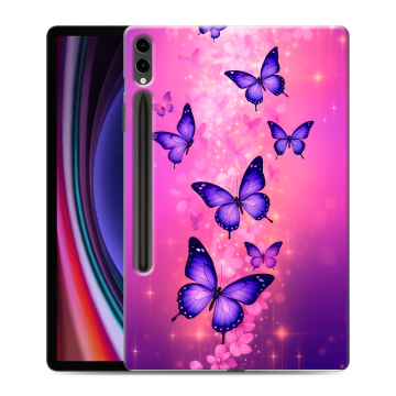 Силиконовый чехол на Samsung Galaxy Tab S9 Plus с принтом Бабочки