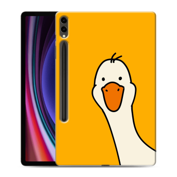 Силиконовый чехол на Samsung Galaxy Tab S9 Plus с принтом Утка