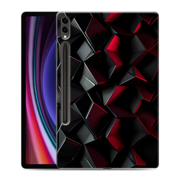 Силиконовый чехол на Samsung Galaxy Tab S9 Plus с принтом Абстракция