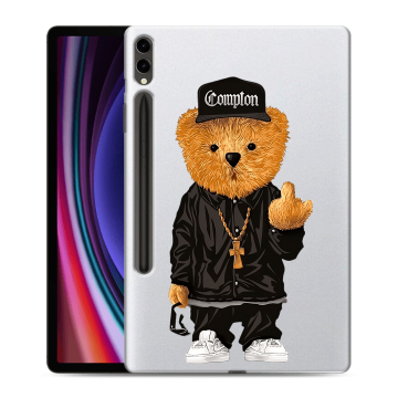 Силиконовый чехол на Samsung Galaxy Tab S9 Plus с принтом Мишка