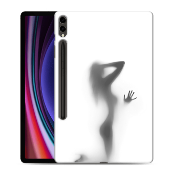 Силиконовый чехол на Samsung Galaxy Tab S9 Plus с принтом Силуэт
