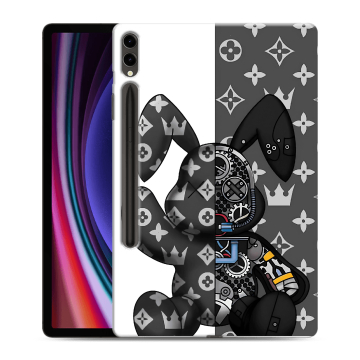 Силиконовый чехол на Samsung Galaxy Tab S9 Plus с принтом Луи робот