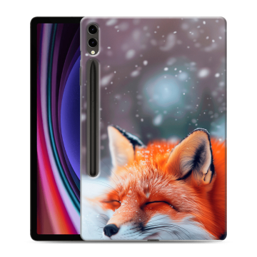 Силиконовый чехол на Samsung Galaxy Tab S9 Plus с принтом лиса