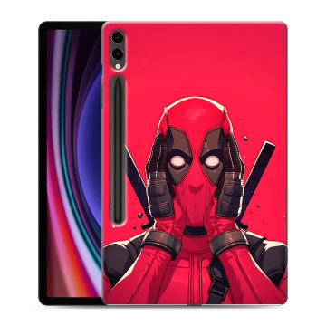 Силиконовый чехол на Samsung Galaxy Tab S9 Plus с принтом Дедпул Deadpool