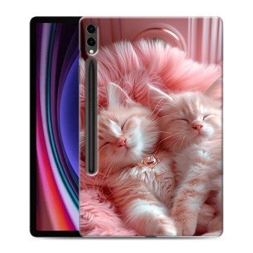 Силиконовый чехол на Samsung Galaxy Tab S9 Plus с принтом котята котики Силиконовый чехол на Samsung Galaxy Tab S9 Plus с принтом котята котики
