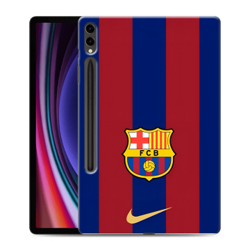Силиконовый чехол на Samsung Galaxy Tab S9 Plus с принтом Барселона Barcelona