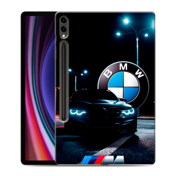 Силиконовый чехол на Samsung Galaxy Tab S9 Plus с принтом БМВ BMW Силиконовый чехол на Samsung Galaxy Tab S9 Plus с принтом БМВ BMW