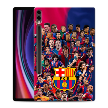 Силиконовый чехол на Samsung Galaxy Tab S9 Plus с принтом Барселона Barcelona