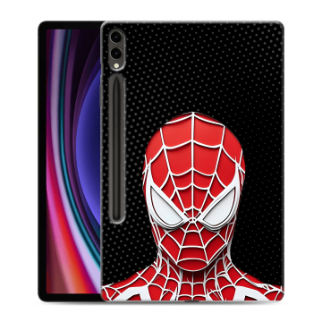 Силиконовый чехол на Samsung Galaxy Tab S9 Plus с принтом человек паук spiderman