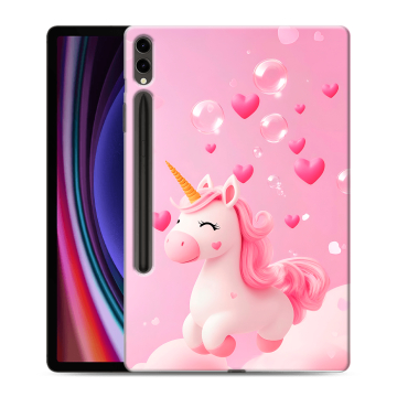 Силиконовый чехол на Samsung Galaxy Tab S9 Plus с принтом Единорог