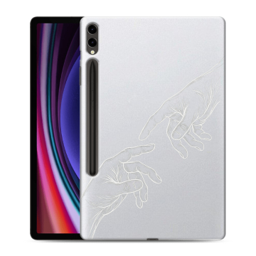 Силиконовый чехол на Samsung Galaxy Tab S9 Plus с принтом Сотворение мира