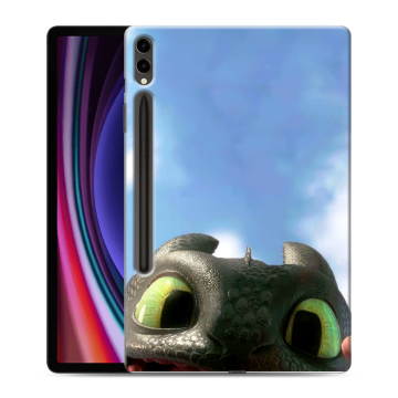 Силиконовый чехол на Samsung Galaxy Tab S9 Plus с принтом Как приручить дракона