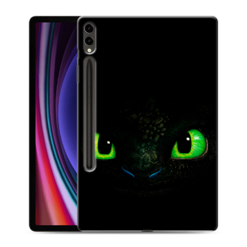 Силиконовый чехол на Samsung Galaxy Tab S9 Plus с принтом Как приручить дракона
