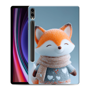 Силиконовый чехол на Samsung Galaxy Tab S9 Plus с принтом Лиса