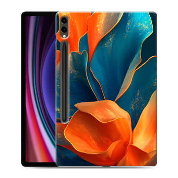 Силиконовый чехол на Samsung Galaxy Tab S9 Plus с принтом Цветы