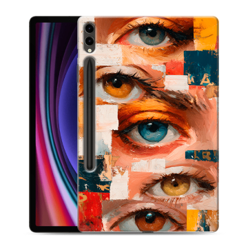 Силиконовый чехол на Samsung Galaxy Tab S9 Plus с принтом Модный принт