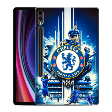 Силиконовый чехол на Samsung Galaxy Tab S9 Plus с принтом Chelsea Челси