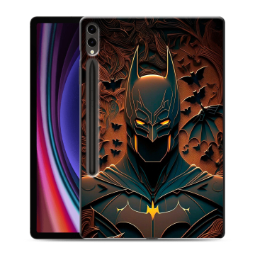 Силиконовый чехол на Samsung Galaxy Tab S9 Plus с принтом Batman Бэтмен