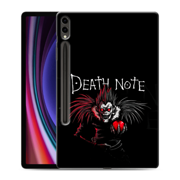 Силиконовый чехол на Samsung Galaxy Tab S9 Plus с принтом Death note Тетрадь смерти