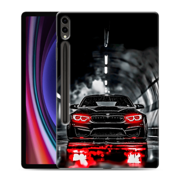 Силиконовый чехол на Samsung Galaxy Tab S9 Plus с принтом BMW БМВ Силиконовый чехол на Samsung Galaxy Tab S9 Plus с принтом BMW БМВ