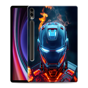 Силиконовый чехол на Samsung Galaxy Tab S9 Plus с принтом IronMan Железный человек