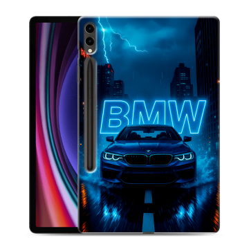 Силиконовый чехол на Samsung Galaxy Tab S9 Plus с принтом BMW БМВ