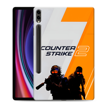Силиконовый чехол на Samsung Galaxy Tab S9 Plus с принтом Counter Strike