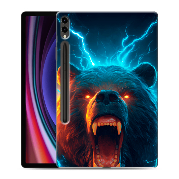 Силиконовый чехол на Samsung Galaxy Tab S9 Plus с принтом Медведь