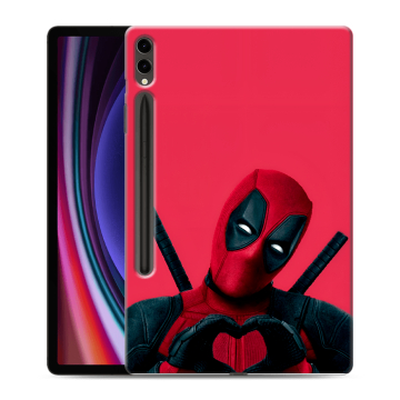 Силиконовый чехол на Samsung Galaxy Tab S9 Plus с принтом Дедпул Deadpool