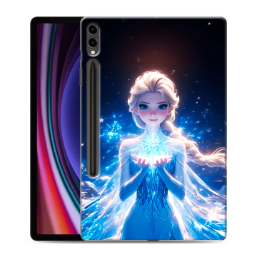 Силиконовый чехол на Samsung Galaxy Tab S9 Plus с принтом Холодное сердце Frozen